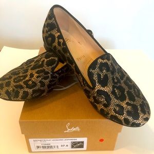 Christian Louboutin Leopard Flats